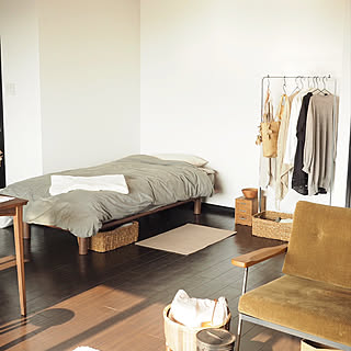 ベッド周り ハンガーラックのインテリア実例 Roomclip ルームクリップ ベッド周り ハンガーラックのインテリア実例 Roomclip ルームクリップ