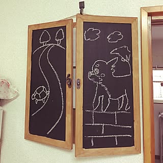 コルクボードをペイントのインテリア実例 Roomclip ルームクリップ