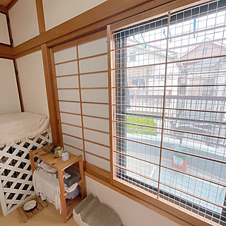 障子リメイク 猫と暮らすのインテリア実例 Roomclip ルームクリップ