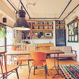 部屋全体/秋色/トルコ絨毯/チャーチチェア/ドイツアンティーク...などのインテリア実例 - 2016-09-18 13:31:19