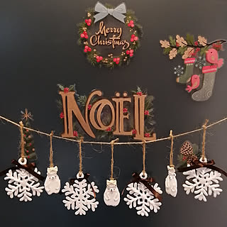 クリスマスオーナメント 雪の結晶のインテリア実例 Roomclip ルームクリップ