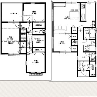 部屋全体/間取りって難しい/間取り図/建売り一戸建て/建売...などのインテリア実例 - 2018-09-23 16:30:56