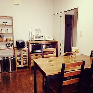 キッチン/ご無沙汰しておりますー!/ブログやってます。/ステンシル。/DIY棚。...などのインテリア実例 - 2015-09-02 15:46:23