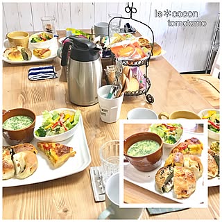 リビング/ワイヤークラフト/ワイヤーの2段トレー/旦那は料理人/料理苦手/ナチュラルが好き...などのインテリア実例 - 2016-10-06 18:01:13