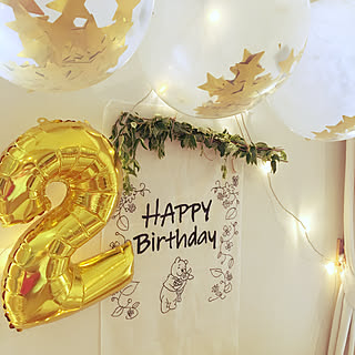 バースデー飾り バースデーディスプレイのインテリア実例 Roomclip ルームクリップ