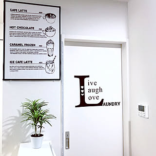 キッチンタオルを額に入れてみたのインテリア実例 Roomclip ルームクリップ