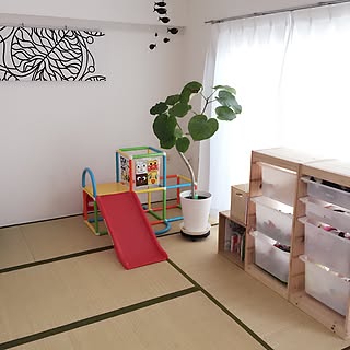 リビング/和室/ニトリ/ウンベラータ/ファブリックパネル...などのインテリア実例 - 2016-08-17 19:04:30