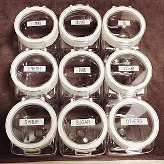 キッチン/引き出し収納/引き出し/キッチン収納/テプラ...などのインテリア実例 - 2017-03-18 20:10:37