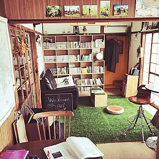 リビング 人工芝生のインテリア実例 Roomclip ルームクリップ