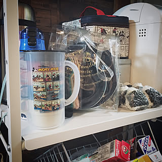 キッチン/キッチンすっきりラック/コップセット/お弁当箱/見せる収納に憧れる...などのインテリア実例 - 2017-10-08 06:59:48