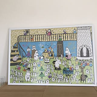 ムーミン パズルのインテリア実例 Roomclip ルームクリップ