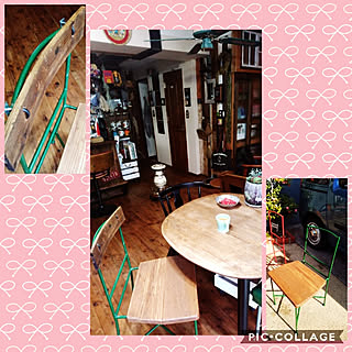 リビング/椅子の背板DIY/マンションリノベーション/庭のあるマンション/DIYのある暮らし...などのインテリア実例 - 2019-03-09 17:08:33