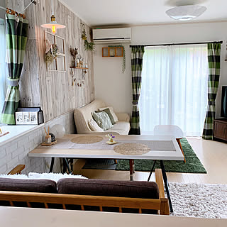 Ikea 壁紙シール レンガ調のインテリア実例 Roomclip ルームクリップ