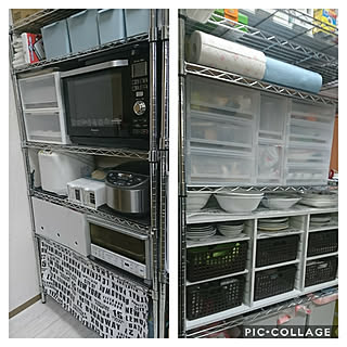 食器棚 メタルラックのインテリア実例 Roomclip ルームクリップ
