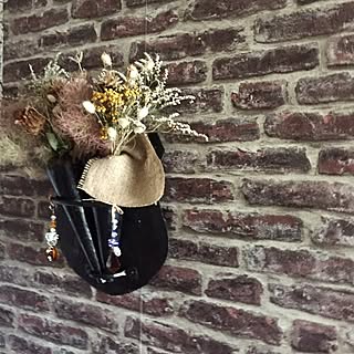 壁/天井/サンキャッチャー手作り/スワロフスキークリスタル/アイアンプランター/イギリスアンティーク...などのインテリア実例 - 2016-10-10 13:44:36