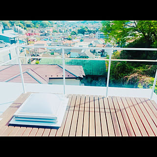 棚/デッキからの風景/新居/一人暮らし/男前もナチュラルも好きのインテリア実例 - 2018-04-25 17:27:05