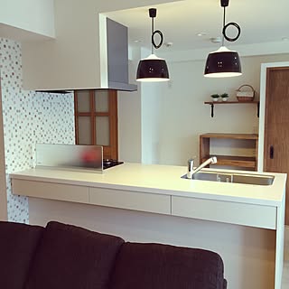 キッチン/北欧/ドア/ナチュラル/モザイクタイル...などのインテリア実例 - 2016-04-05 00:23:46