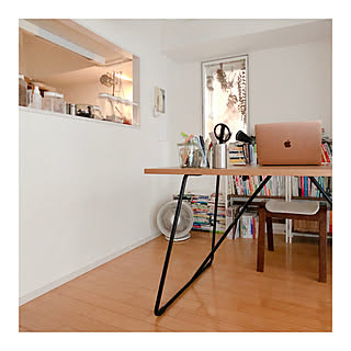 Macbook Air 在宅ワークスペースのインテリア実例 Roomclip ルームクリップ