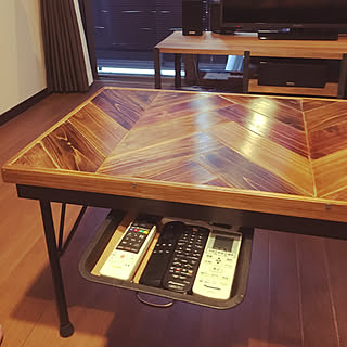 ローテーブルdiy ヘリンボーンdiyのインテリア 手作りの実例 Roomclip ルームクリップ
