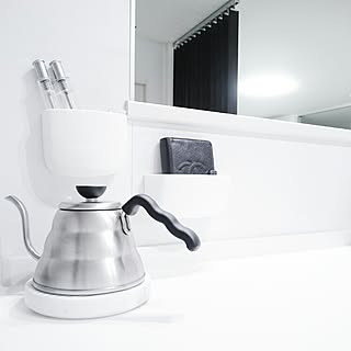 キッチン/ミニマリスト/白黒/モノトーン/がんばっぺ福島！...などのインテリア実例 - 2015-07-30 16:42:27