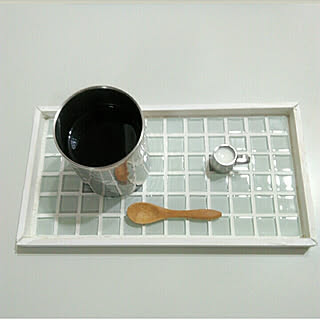 モノトーントレー/DIY/モノトーン/Daiso/モノトーン好き...などのインテリア実例 - 2018-01-08 10:05:27
