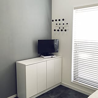 部屋全体/床もフローリングからコンクリ風に貼り替え/after画像/after/汚部屋...などのインテリア実例 - 2016-12-06 19:32:05