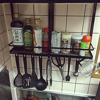 キッチン/スッキリさせたいけど面倒なのはNG/OXO/劇狭キッチン/統一感がない…/構想中...などのインテリア実例 - 2016-04-01 17:49:59
