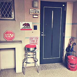 アメリカンな看板のインテリア実例 | RoomClip(ルームクリップ)