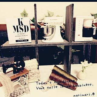 壁/天井/マグネット/ディスプレイ/可愛いものも好き/ミニチュア雑貨...などのインテリア実例 - 2015-06-10 21:40:31