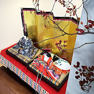 机/ひな祭り/イベント/お雛様/こどもと暮らすのインテリア実例 - 2020-02-18 18:19:53