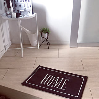玄関マット 白黒のインテリア実例 Roomclip ルームクリップ