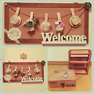 ミニ麦わら帽子手作りのインテリア実例 Roomclip ルームクリップ