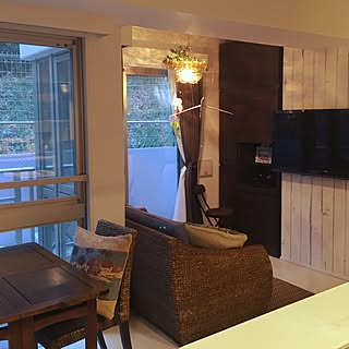 部屋全体/SCRAPWOOD/Hawaii♡/SCRAPWOOD WALLPAPER/DIY...などのインテリア実例 - 2015-01-10 15:47:45