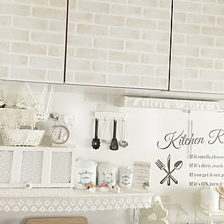 キッチン/片付けられない娘/DIY棚/補強しました!/特に変化はありませんが...などのインテリア実例 - 2017-06-14 11:25:49