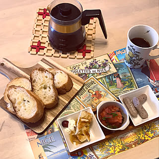 ブルスケッタ/コーヒーのある暮らし/朝食/キッチン/ルドゥーテのインテリア実例 - 2019-06-03 08:35:43
