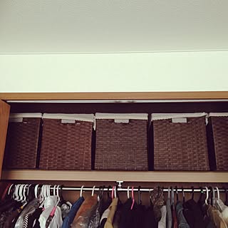 女性の、3LDK、家族住まいの「棚」についてのインテリア実例