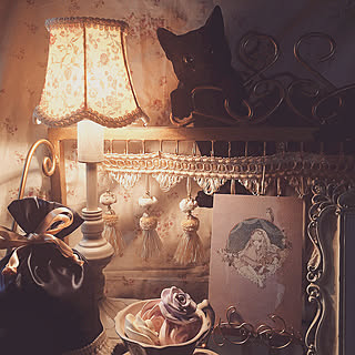 棚/ローズ/ティーカップ/ロココ/フレンチ...などのインテリア実例 - 2017-09-29 01:31:25