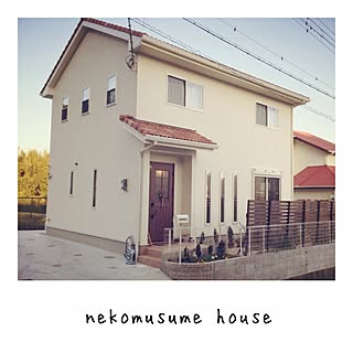 玄関/入り口/地元の工務店さん/サイディング/瓦屋根/ウッドフェンスDIY...などのインテリア実例 - 2015-12-01 16:53:17