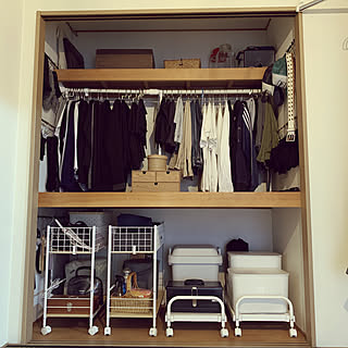 押入れ収納 ミニマリストのインテリア実例 Roomclip ルームクリップ