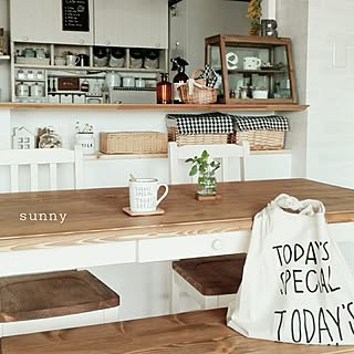 リビング/TODAY'S SPECIAL/ナチュラルほっこり目指してます♡/カフェ風インテリアを目指して/カフェ風キッチン目指して!...などのインテリア実例 - 2017-05-01 08:50:32
