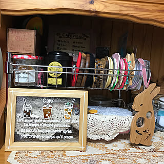 キッチン/カップボード収納/カップボードの上/カップボード/ゆっくり時間...などのインテリア実例 - 2018-10-04 20:25:39