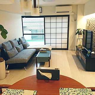 部屋全体/シンプルライフ/カメラマークを消したくて/グリーンのある暮らし/白のインテリア...などのインテリア実例 - 2017-07-31 08:10:25