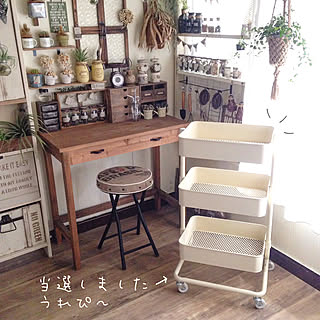 部屋全体/ありがとうございます♡/バスケットトローリー/DIY/山善...などのインテリア実例 - 2017-08-25 19:50:59