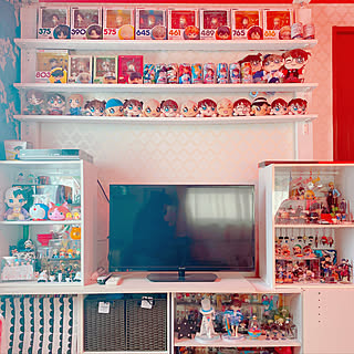 テレビボード オタク部屋のおしゃれなインテリア 部屋 家具の実例 Roomclip ルームクリップ