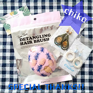 部屋全体/chikoちゃん♥️/chikoちゃんからの誕生日プレゼント/ハンドメイド/ピアス...などのインテリア実例 - 2019-07-02 16:40:02