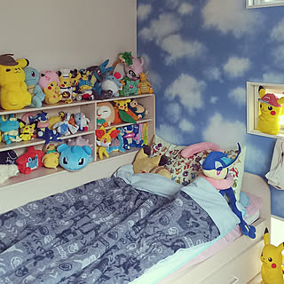 ポケモンぬいぐるみのインテリア実例 Roomclip ルームクリップ