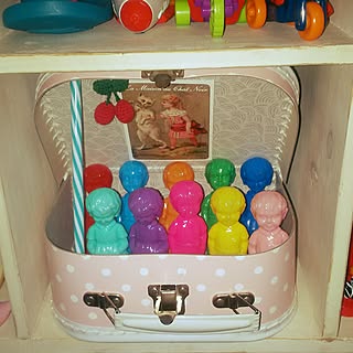 棚/築50年以上/いいねコメありがとう(〃∇〃)/ナゲット部/shumamaちゃんのトランクBox...などのインテリア実例 - 2016-12-13 12:07:12