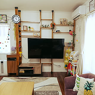 リビング棚diyのインテリア 手作りの実例 Roomclip ルームクリップ