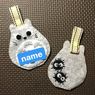 100均/ハンドメイド/ネームプレート/フェルト/赤ちゃんのインテリア実例 - 2020-02-13 21:08:46