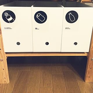 キッチン/無印良品/ファイルボックス/ラベルは拾い物です。/ポリプロピレンファイルボックスのインテリア実例 - 2015-01-04 22:54:24